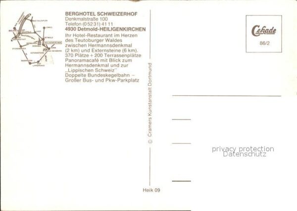 Heiligenkirchen Berghotel Schweizerhaus Restaurant Cafe – Bild 2