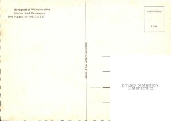 Haldem Berggasthof Wilhelmshöhe – Bild 2
