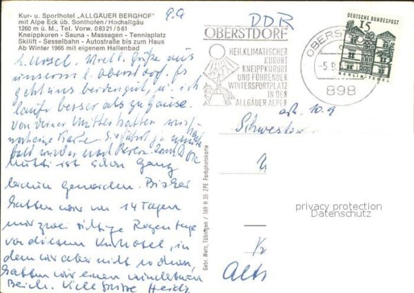 Sonthofen Oberallgaeu Kur und Sporthotel Allgäuer Berghof Alp – Bild 2