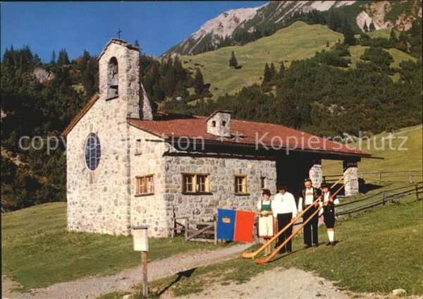 Malbun Friedenskapelle Hornbläser