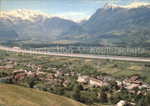 Triesen Panorama Rheintal Schweizer Berge Pizol