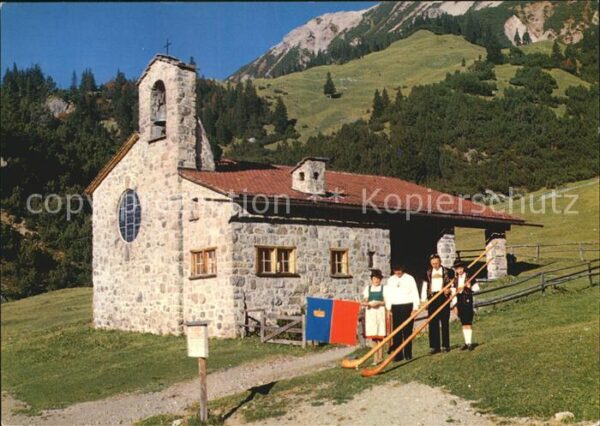 Malbun Friedenskapelle Hornbläser