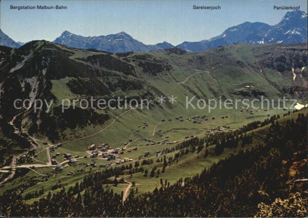 Malbun Bergstation Malbun Bahn Sareiserjoch Pa