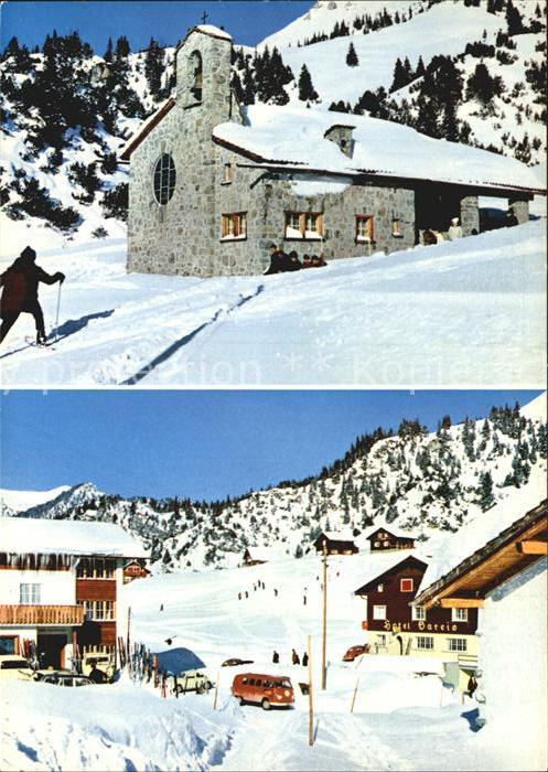 Malbun Friedenskapelle Wintersportplatz