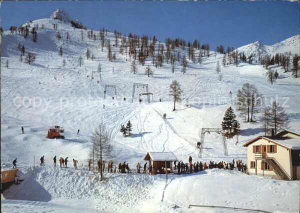 Malbun Wintersportplatz mit Naafkopf Schleppli