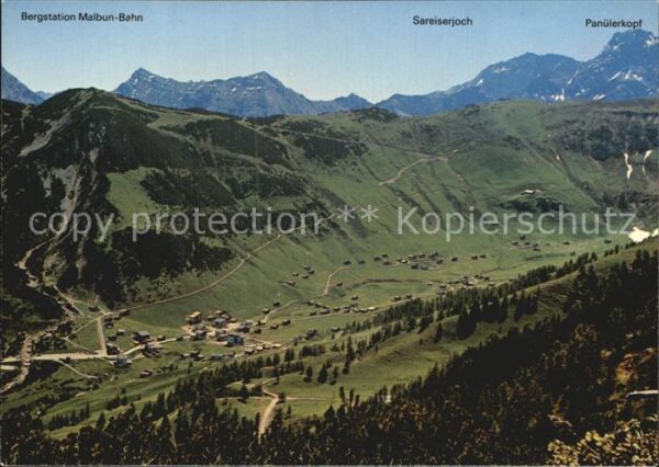 Malbun Bergstation Malbun Bahn Sareiserjoch Pa