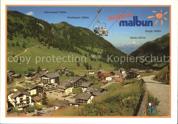 Malbun Sesselbahn Sareisergrat Kirchlespitz So