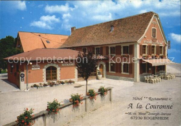 Kogenheim Hotel Restaurant A la Couronne