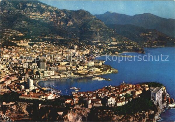 Monte-Carlo Vue generale de la Principaute vue aeri