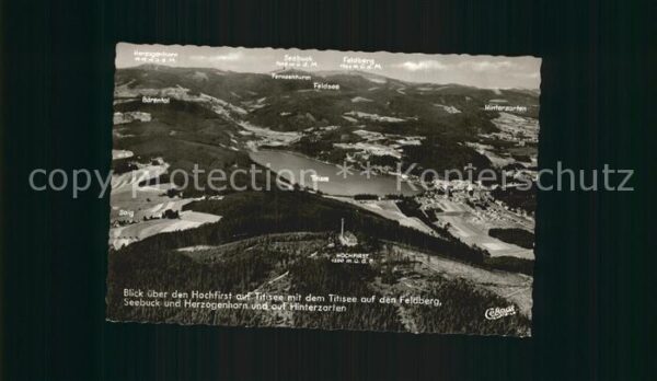 Feldberg Schwarzwald Luftaufnahme Hochfirst Titisee Seebuck