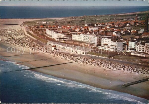 Borkum Luftaufnahme Strand Insel