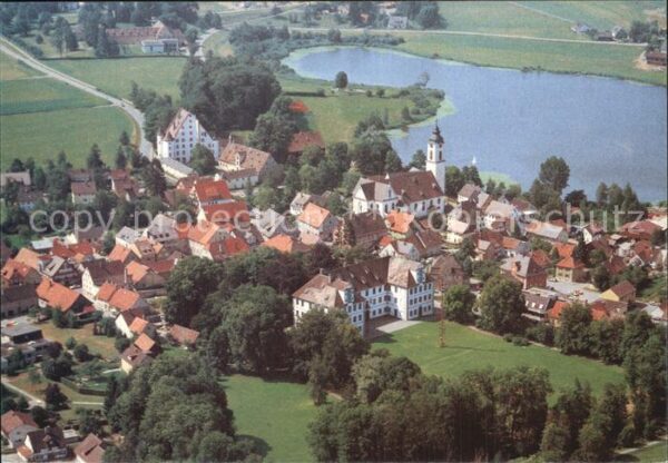 Kisslegg Luftaufnahme Zeilersee Neues Schloß Alt