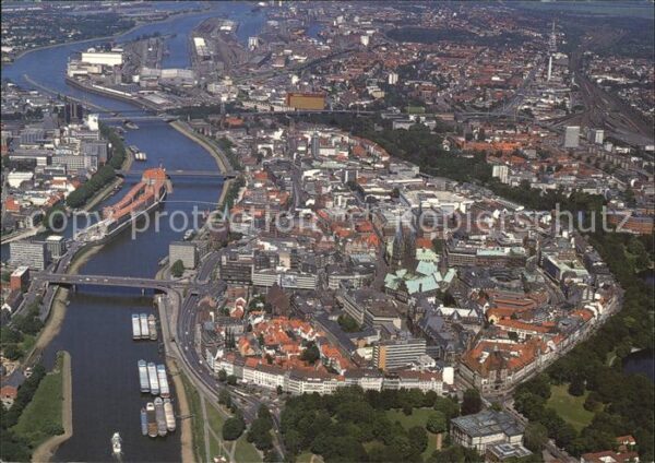 Bremen Luftaufnahme Zentrum