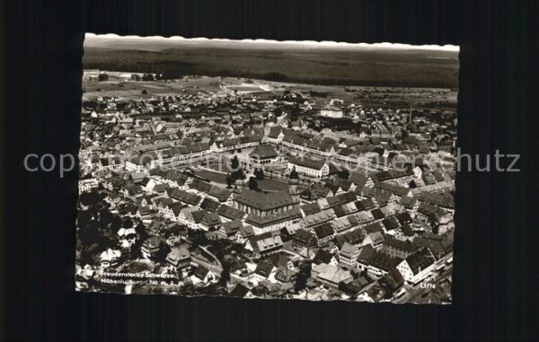 Freudenstadt Luftaufnahme Zentrum Höhenluftkurort