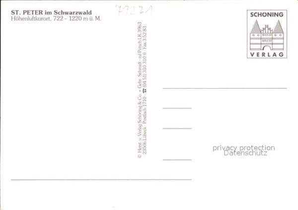 Peter Schwarzwald St Höhenluftkurort Kirche Luftufnahme – Bild 2