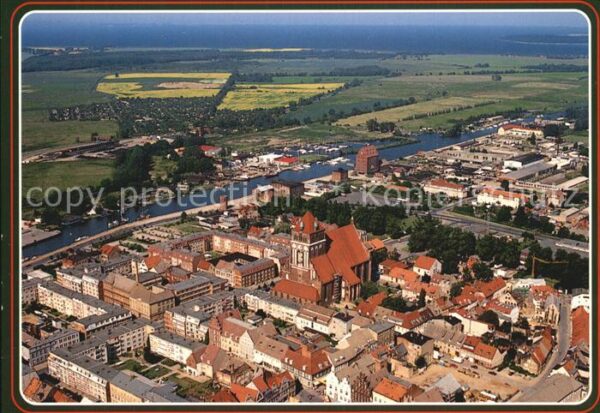 Greifswald Luftaufnahme Ostsee Universitätstadt