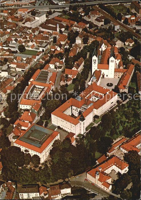 Freising Oberbayern Luftaufnahme Kardinal Döpfner Haus Bild
