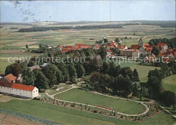 Bad Goegging Luftaufnahme Parkanlage Römerbad