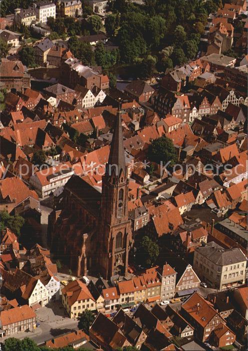 Lueneburg Luftaufnahme Sankt Nicolai Kirche