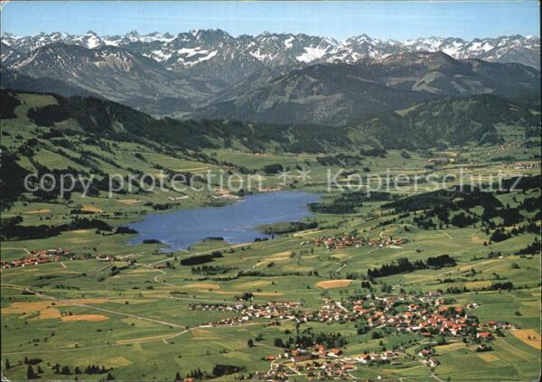 Oy Luftaufnahme Allgäu Grüntensee Hochalpe