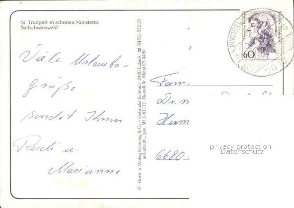 Muenstertal Schwarzwald Luftaufnahme Sankt Trudpert – Bild 2