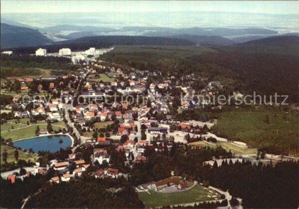 Hahnenklee-Bockswiese Harz Luftaufnahme