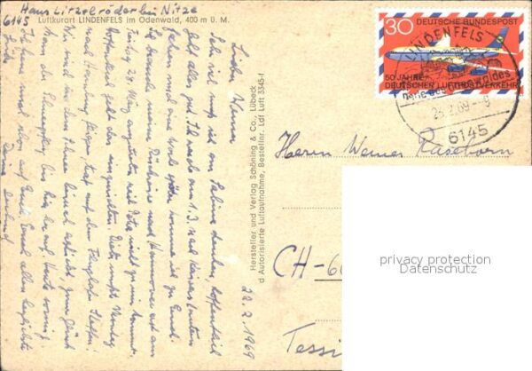 Lindenfels Odenwald Luftaufnahme Luftkurort – Bild 2