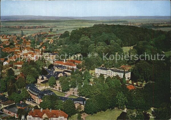 Bad Nenndorf Luftaufnahme Kurpark Galenberg Solbad S