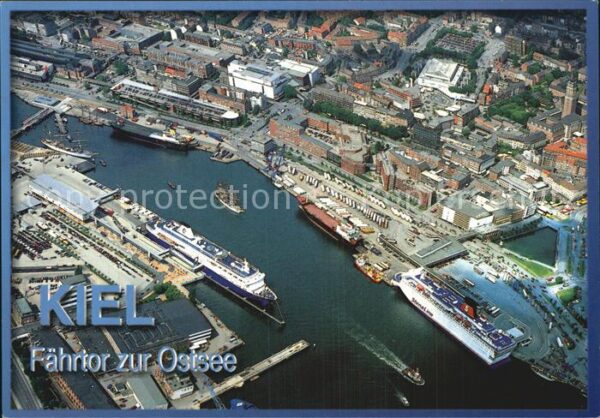 Kiel Luftaufnahme City Schwedenkai Norwegenk