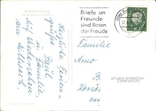 Bad Harzburg Luftaufnahme Burgberg Brocken – Bild 2