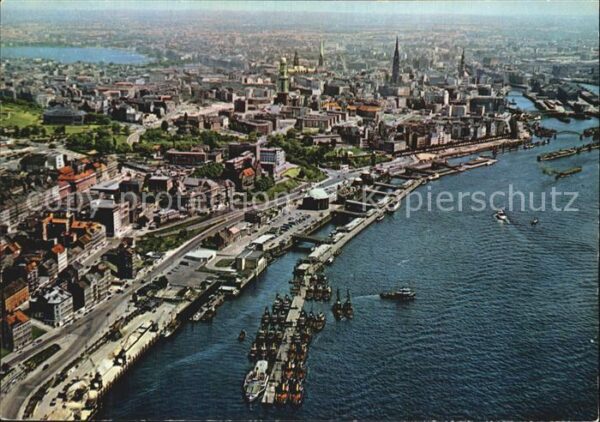 Hamburg Hafen StaLuftaufnahmedt
