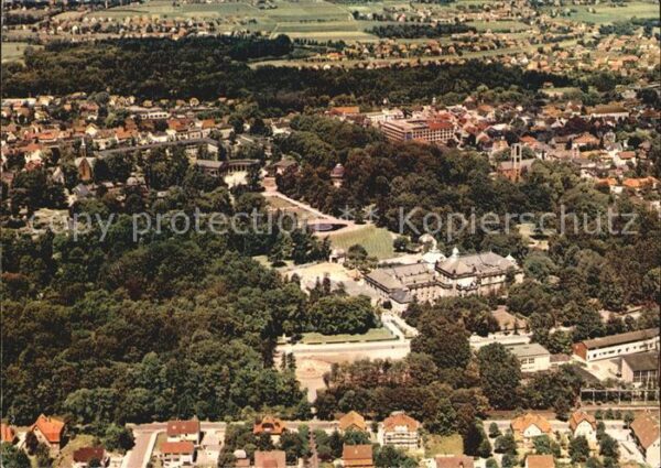 Bad Oeynhausen Kurviertel Luftaufnahme