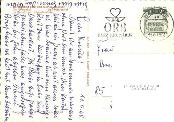 Bad Orb Annenhof Mühlenhof Sanatorium Küppelsmü – Bild 2