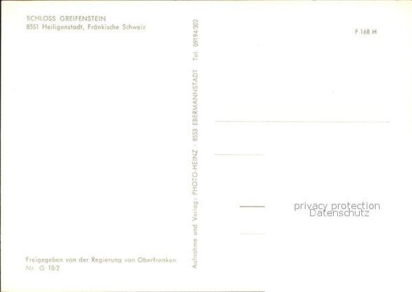 Heiligenstadt Oberfranken Schloss Greifenstein Luftaufnahme – Bild 2