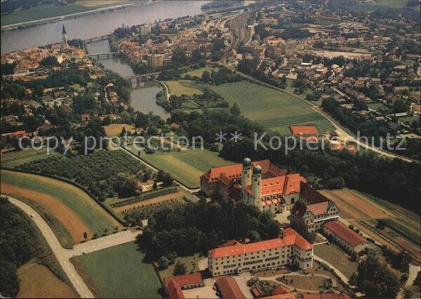 Vilshofen Donau Abtei Schweiklberg Luftaufnahme