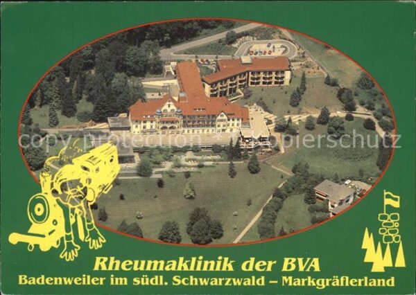 Badenweiler Rheumaklinik der BVA Luftaufnahme