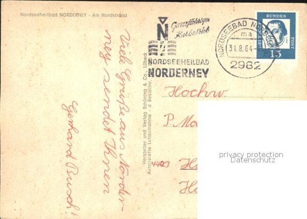 Norderney Nordseebad Nordstrand Luftaufnahme – Bild 2