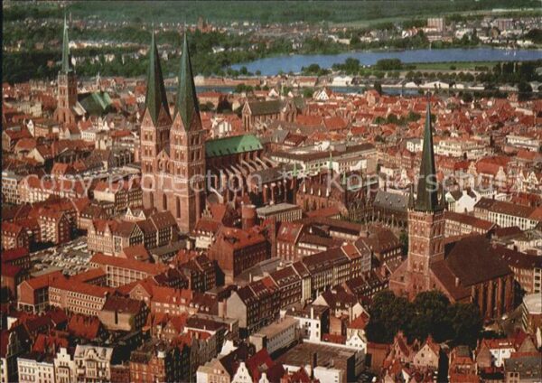 Luebeck Luftaufnahme
