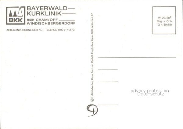 Windischbergerdorf Bayerwald Kurklinik Luftaufnahme – Bild 2
