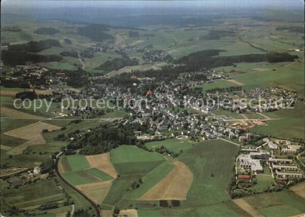 Bad Steben Stahl Moor Radiumbad Luftaufnahme