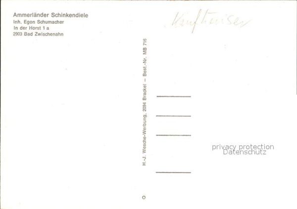 Bad Zwischenahn Ammerländer Schinkendiele – Bild 2