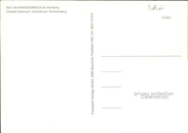 Schwarzenbruck Gsteinach Ochenbruck Rummelsberg – Bild 2