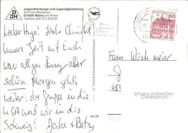 Mainz Rhein Jugendherberge Gästehaus – Bild 2