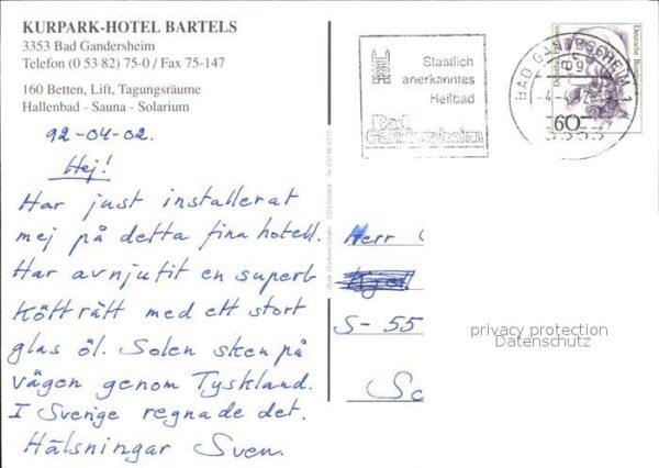 Bad Gandersheim Kurpark Hotel – Bild 2