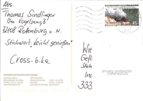 Wangen Allgaeu Fidelisbäck mit Gastwirtschaft – Bild 2