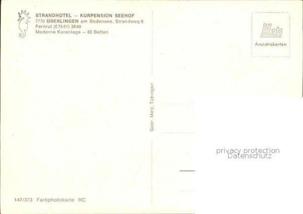 Ueberlingen Bodensee Strandhotel Kurpension Seehof – Bild 2