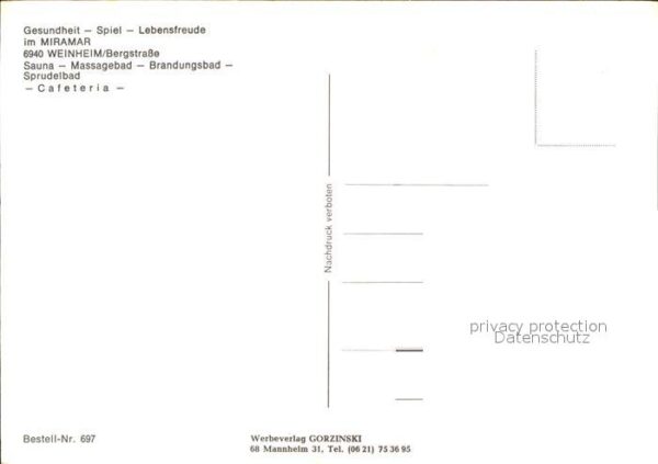 Weinheim Bergstrasse Freizeitzentrum Miramar – Bild 2