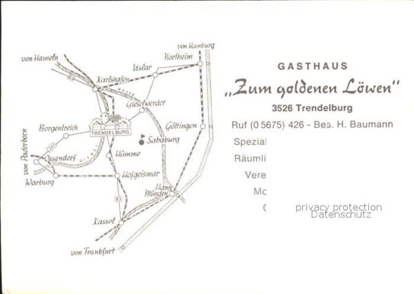 Trendelburg Gasthaus Zum goldenen Löwen – Bild 2