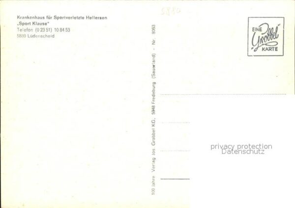 Luedenscheid Krankenhaus Sportklause – Bild 2