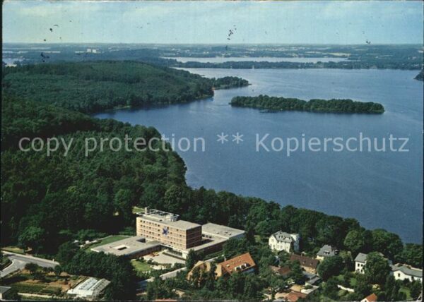 Malente-Gremsmuehlen Luftaufnahme Kneippheilbad See
